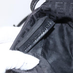 Fendi Vintage Flap Crossbody Bag Zucchino Canvas Small - image 7