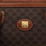 Celine Vintage Macadam Handbag Canvas and Leather - image 13