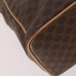 Celine Vintage Drawstring Flap Backpack Macadam Coated Canvas - image 12
