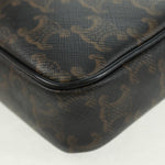 Celine Logo Messenger Bag Triomphe Coated Canvas Medium - image 10
