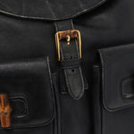 Gucci Vintage Bamboo Backpack Leather - image 13