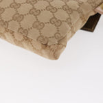 Gucci Vintage Double Belt Bag GG Coated Canvas with Leather - image 11