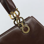 Salvatore Ferragamo Gancini handbag Leather - image 12