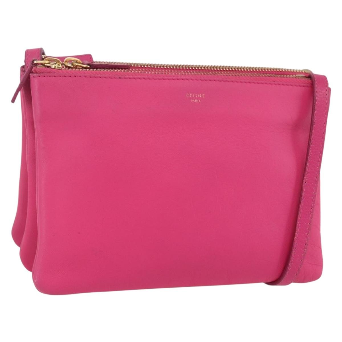 Celine Trio Crossbody Bag Leather Small - image 1