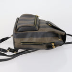Fendi Pequin Front Pocket Backpack Coated Canvas Small - image 3