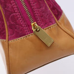 Celine Vintage Macadam Handbag C Macadam Suede - image 13