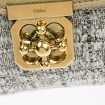 Chloe Elsie Shoulder Bag Tweed Leather - image 9