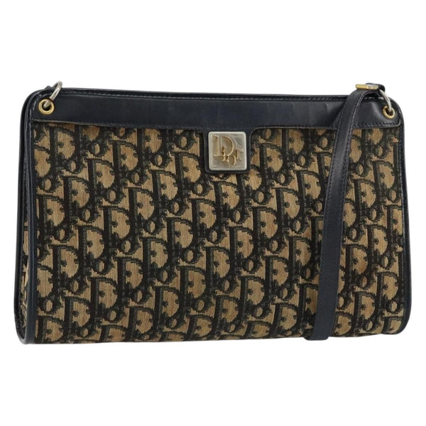 Christian Dior Vintage Trotter Shoulder Bag Canvas medium - image 1