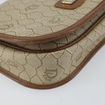 Christian Dior Vintage Honeycomb Flap Crossbody Bag Coated Canvas - image 8