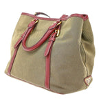 Prada Logo Convertible Tote Canvas with Leather Medium - image 4
