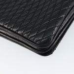 Bally Vintage Chain Shoulder Bag Quilted Leather - image 10