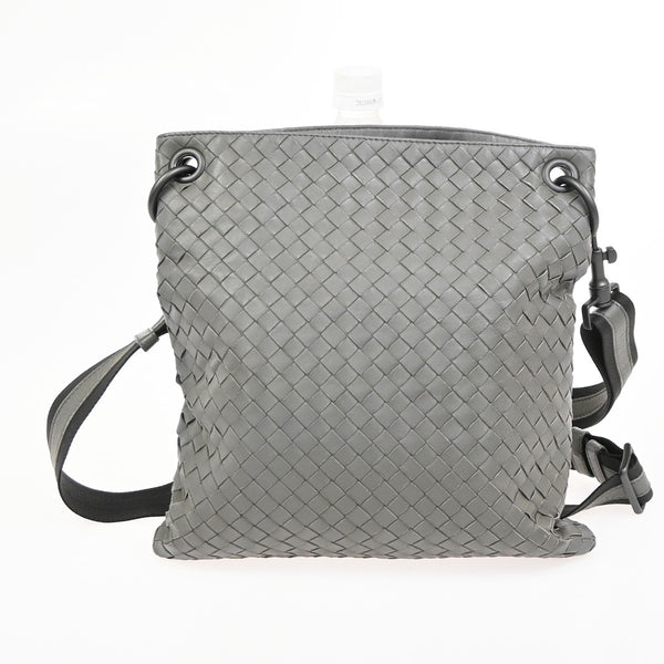 Bottega Veneta Flat Messenger Bag Intrecciato Nappa Medium