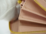 Prada Bow Zip Around Wallet Saffiano Leather Long - image 14