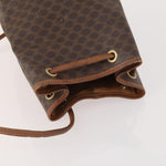 Celine Vintage Macadam Backpack Canvas and Leather - image 11