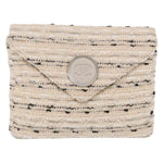 Chanel Vintage Envelope Chain Clutch Tweed Small - image 1
