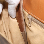Celine Vintage Macadam Shoulder Bag Canvas and Leather - image 19