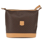 Celine Vintage Macadam Shoulder Bag Canvas and Leather - image 1