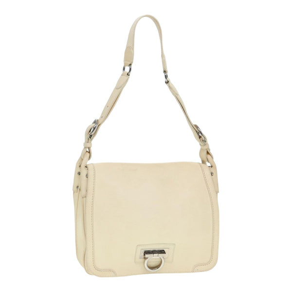Salvatore Ferragamo Gancini Shoulder Bag Leather - image 1
