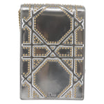Christian Dior Ultra Matte Diorama Vertical Clutch on Chain Studded Leather - image 2