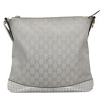 Gucci Zip Messenger Bag GG Canvas with Perforated Leather Medium - image 2