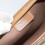 Christian Dior Vintage Honeycomb Zip Pouch Coated Canvas Medium - image 6