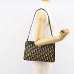 Christian Dior Vintage Trotter Shoulder Bag Canvas medium - image 13