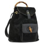 Gucci Gucci bamboo backpack daim mini - image 16