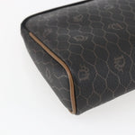 Christian Dior Vintage Honeycomb Zip Pouch Canvas and Leather - image 10