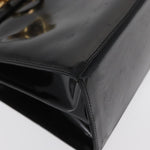 Salvatore Ferragamo Gancini Convertible Top Handle Bag Patent Leather - image 8