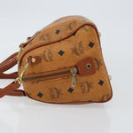 MCM Visetos Handbag Canvas and Leather - image 4