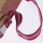 Gucci Vintage Double Belt Bag GG Canvas with Leather Small - image 8