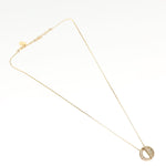 Christian Dior CD Pendant Necklace Metal and Crystals - image 1