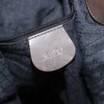 Gucci Vintage Bamboo Handle Bag Nylon - image 6