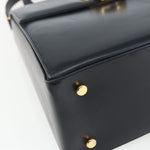 Salvatore Ferragamo Gancini Convertible Top Handle Bag Leather Mini - image 9