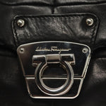 Salvatore Ferragamo Gancini handbag Leather - image 13