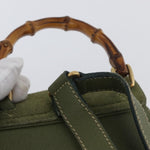 Gucci Gucci bamboo backpack daim mini - image 18