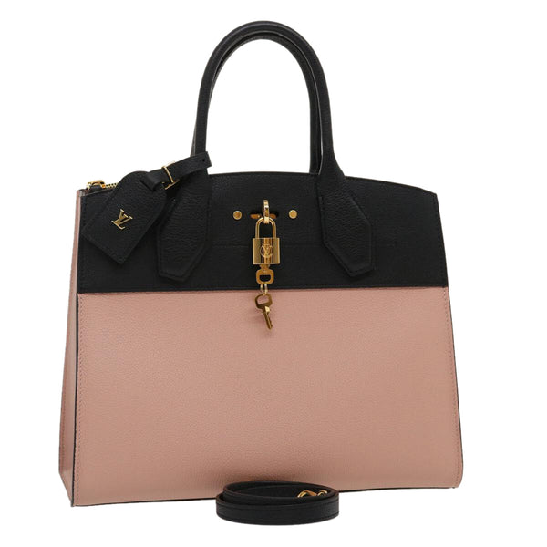Louis Vuitton City Steamer Handbag Leather MM - image 1