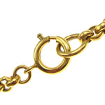 Chanel CC Heart Pendant Necklace Metal - image 5