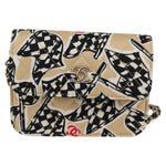 Chanel Flap Card Holder on Chain Quilted Printed Canvas - image 20
