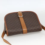 Celine Vintage Macadam Shoulder Bag Canvas and Leather - image 15