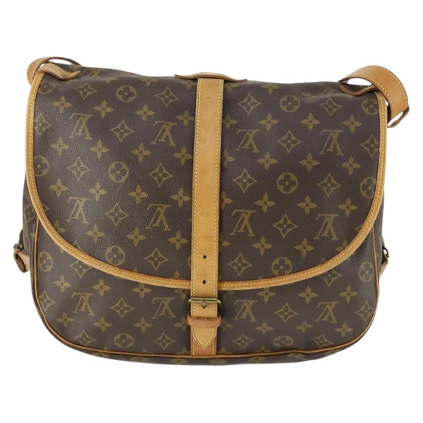 Louis Vuitton Saumur Handbag Monogram Canvas