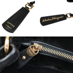 Salvatore Ferragamo Gancini Tote Leather - image 9