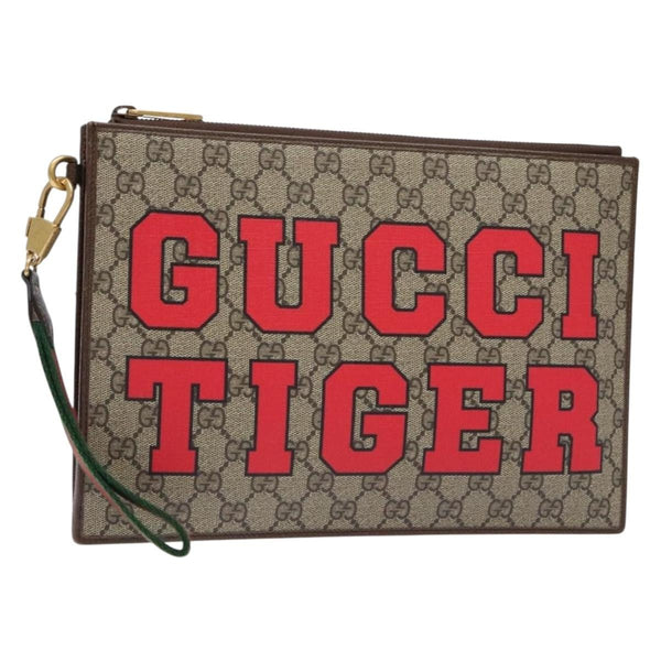 Gucci Vintage Web Sherry Line Handbag Canvas - image 1
