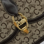 Celine C Sulky Shoulder bag Canvas and Leather - image 12