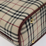 Burberry Nova Check Tote Canvas and Leather - image 9