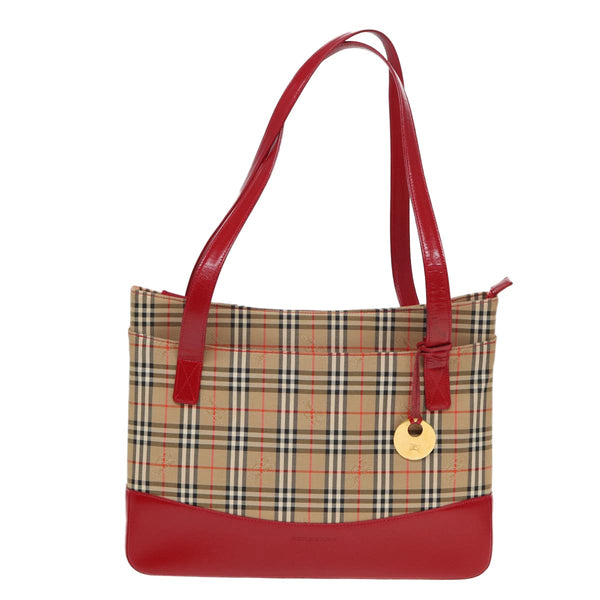 Burberry Nova Check Tote Canvas and Leather - image 1