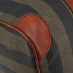 Fendi Vintage Pequin Boston Bag Coated Canvas Medium - image 9