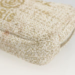 Chanel Deauville Curvy Cosmetic Pouch Tweed - image 12
