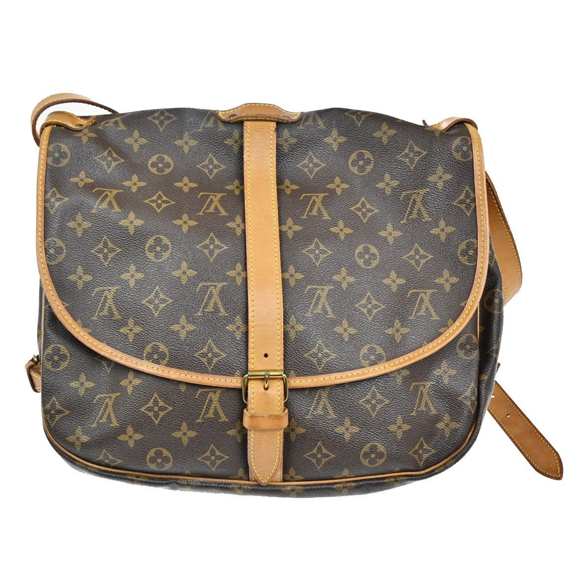 Louis Vuitton Saumur Handbag Monogram Canvas 30 - image 1