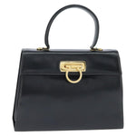 Salvatore Ferragamo Gancini Convertible Top Handle Bag Leather Mini - image 1